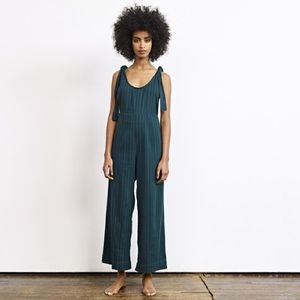 Ace & Jig Johnny Jumper in Green Striped Size Small